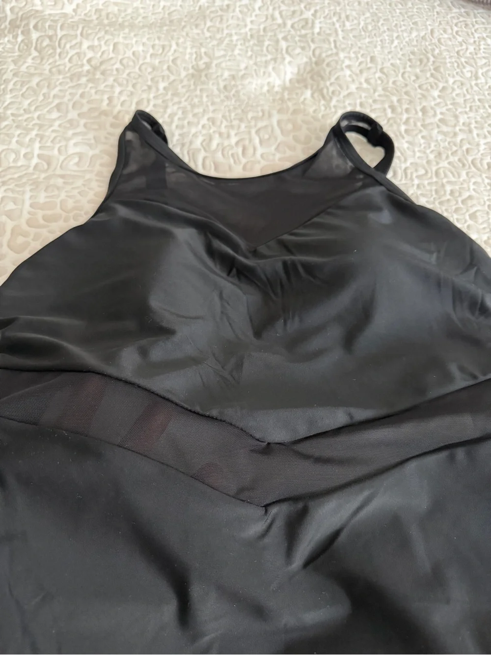 Cupshe Classic Black One-Piece High hip Swimsuit. Size-1X